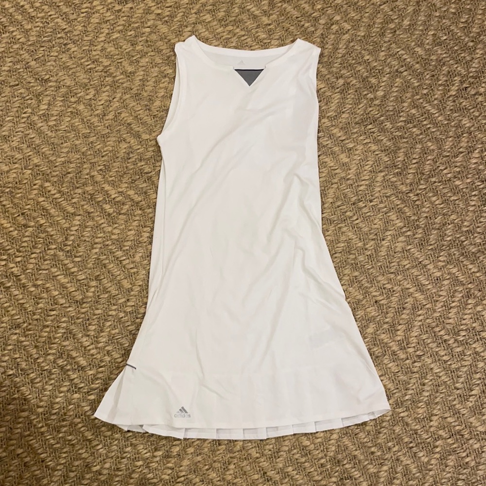 White Adidas Climalite Tennis Dress